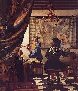 Johannes Vermeer The Art of Painting USA oil painting artist